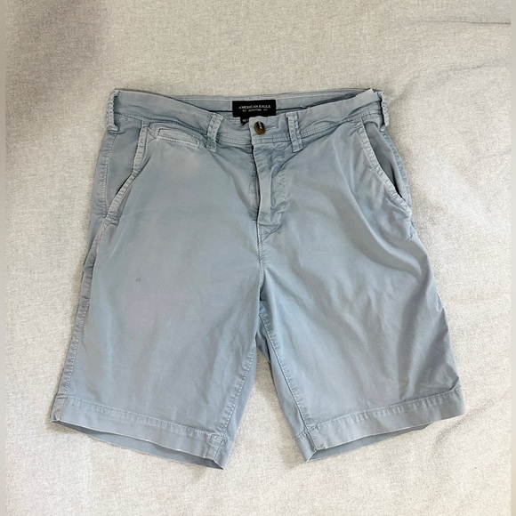American Eagle Outfitters Other - American Eagle Next Level Flex Chino Khaki Light Blue Shorts 28W
